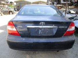 2003 TOYOTA CAMRY LE NAVY BLUE 2.4L AT Z16258
